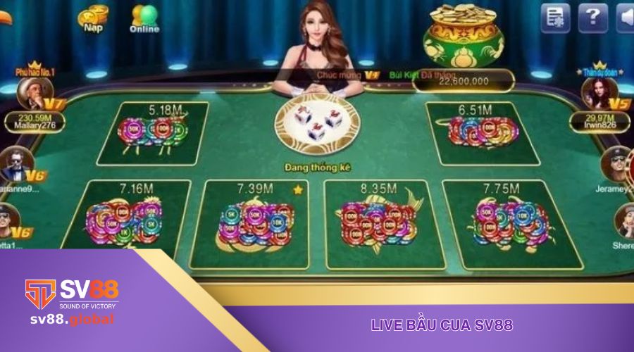 Live Bầu Cua Sv88